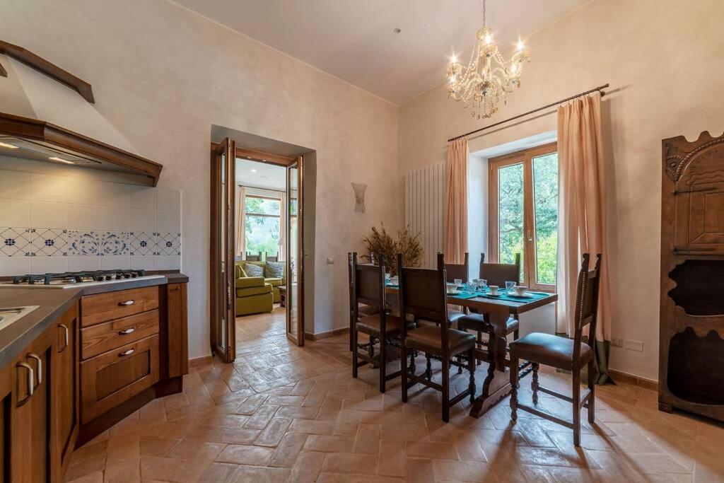 Villa Gina Umbria Luxury Retreat 圣安那托利亚迪纳 外观 照片